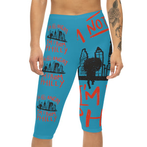 Women’s  I'm Not Angry I'm From Philly Capri Leggings