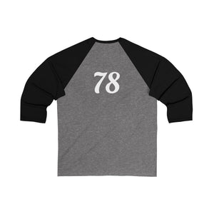 Durdy Diamond 78 Unisex 3/4 Sleeve Baseball Tee