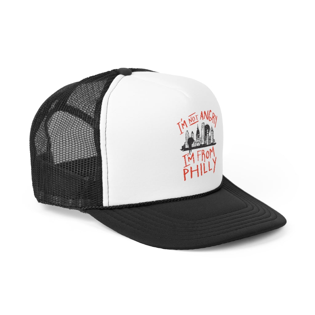 I'm Not Angry I'm From Philly Trucker Snap Back