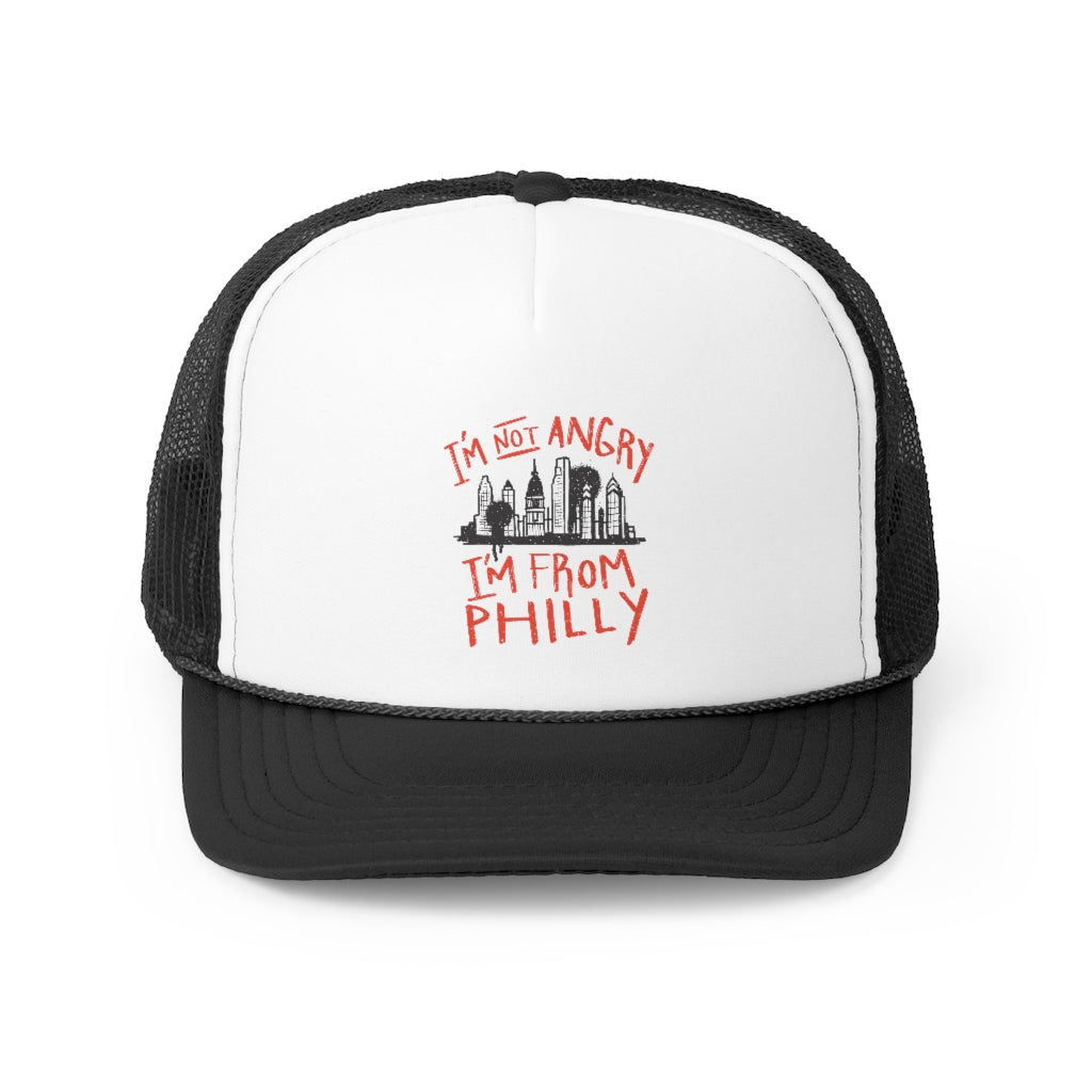 I'm Not Angry I'm From Philly Trucker Snap Back