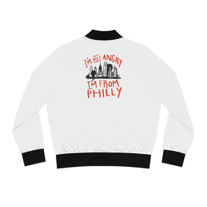 I'm not angry I'm from Philly Women's Bomber Jacket