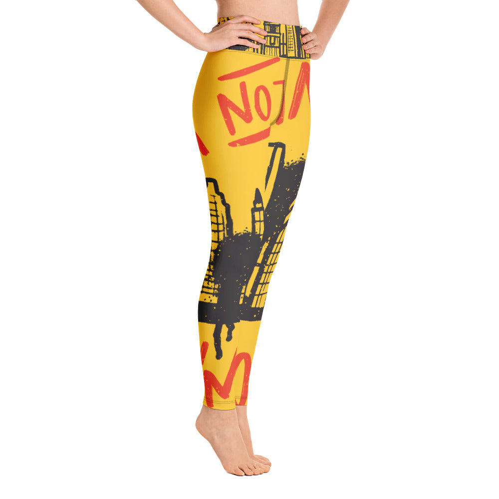 " I'm Not Angry I'm From Philly " ( Yoga Leggings )