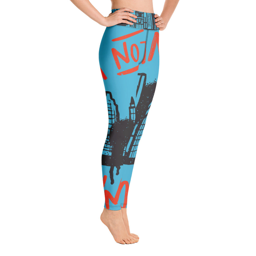 " I'm Not Angry I'm From Philly " ( Yoga Leggings )
