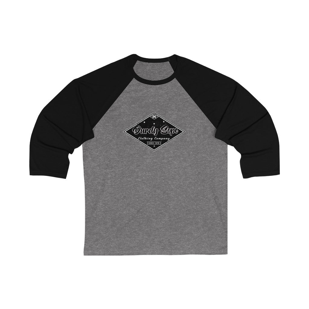 Durdy Diamond 78 Unisex 3/4 Sleeve Baseball Tee