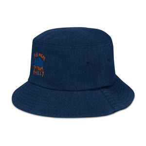 I'm Not Angry I'm From Philly Denim bucket hat