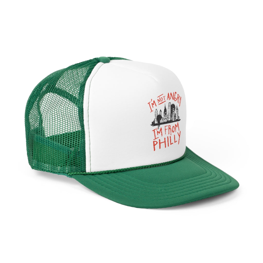 I'm Not Angry I'm From Philly Trucker Snap Back