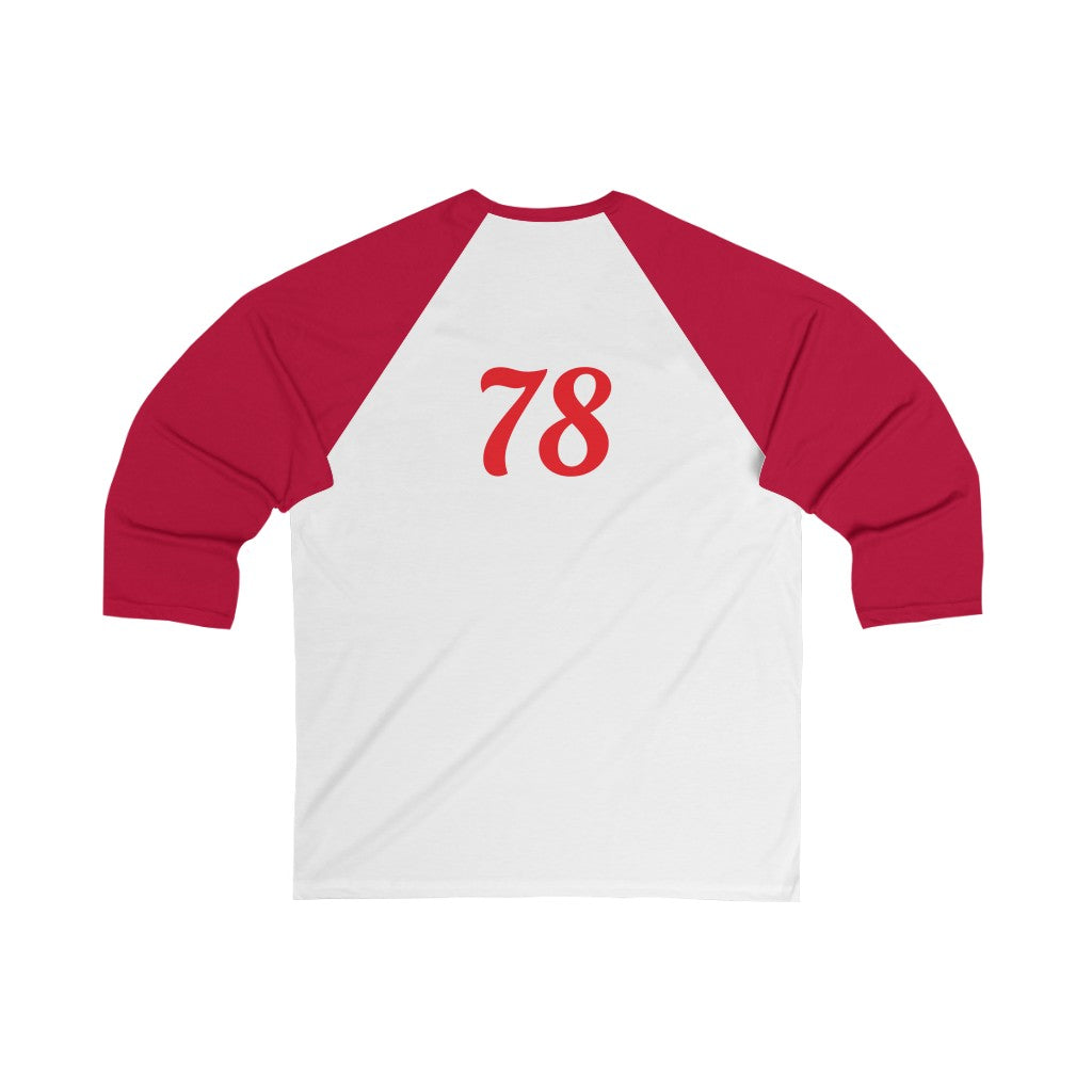 Durdy Diamond 78 Unisex 3/4 Sleeve Baseball Tee