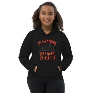 I'm Not Angry I'm From Philly Kids Hoodie