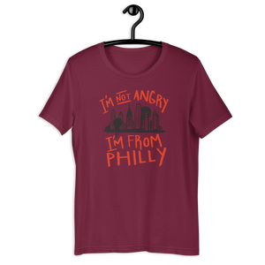 " I'm Not Angry I'm From Philly "  ( Short-Sleeve Unisex T-Shirt )