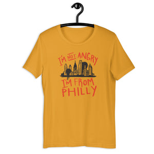 " I'm Not Angry I'm From Philly "  ( Short-Sleeve Unisex T-Shirt )