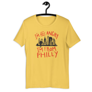 " I'm Not Angry I'm From Philly "  ( Short-Sleeve Unisex T-Shirt )