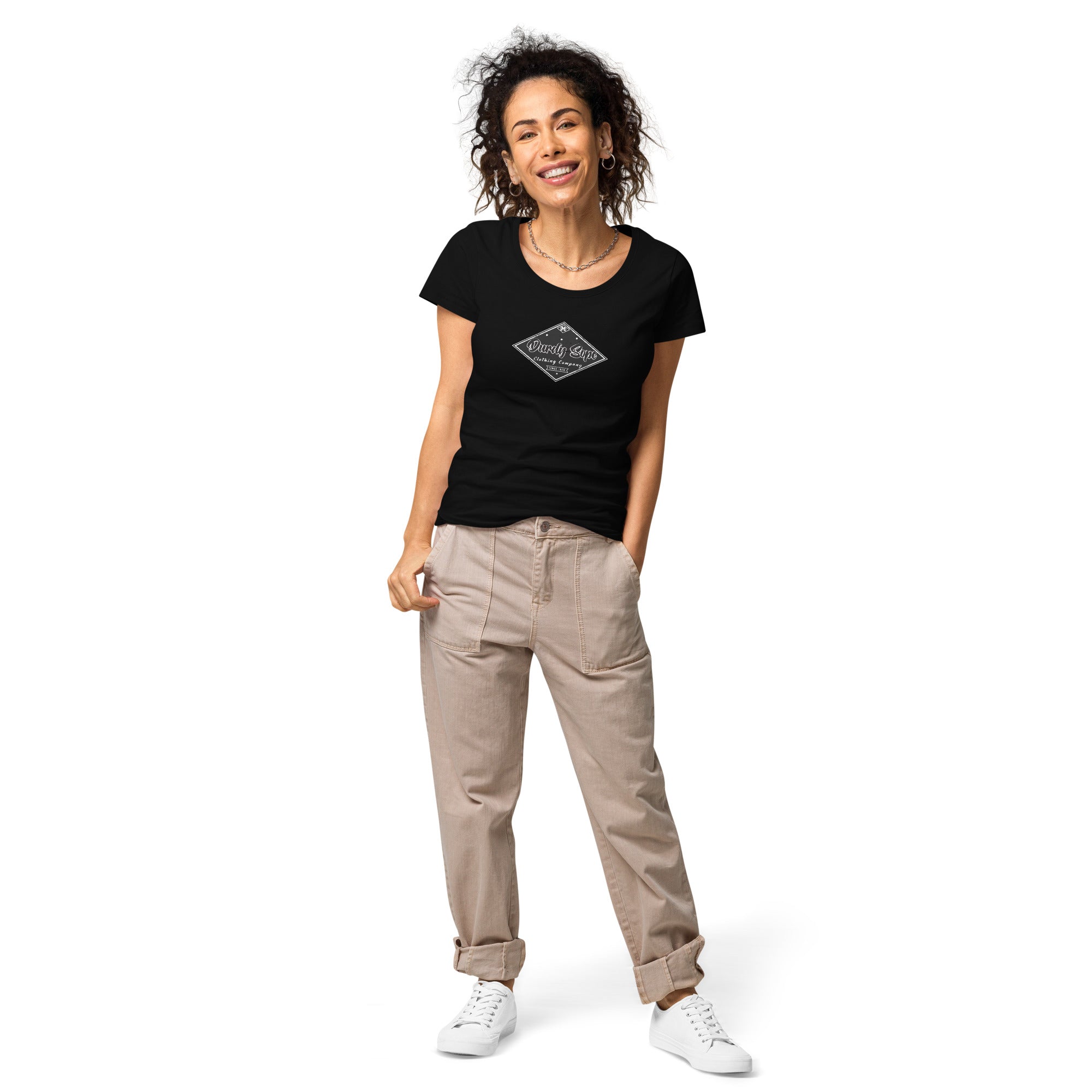 Women’s Durdy Diamond basic organic t-shirt